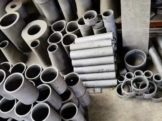 Tubos de desgaste de cerámica de carburo de silicio Zibo Chenyi Sisic para codo de tubo ciclónico