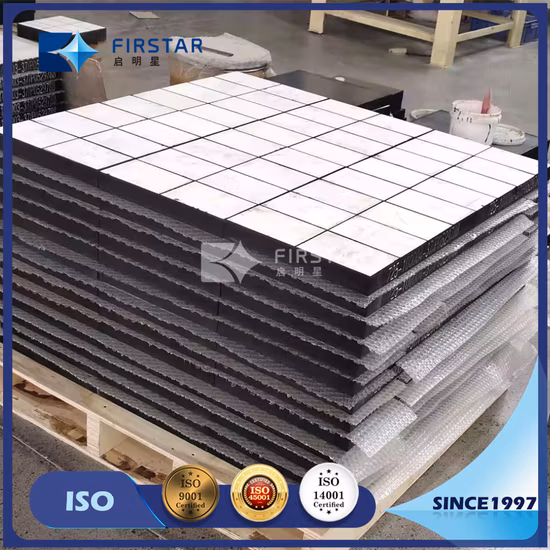 Proveedor de revestimientos antidesgaste que absorben impactos/revestimientos de caucho con revestimiento cerámico compuesto