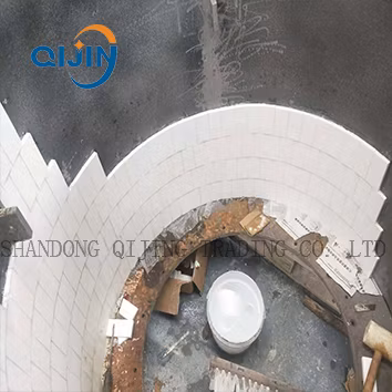 Tubería de acero revestida de cerámica de alúmina Al2O3 92% 95%